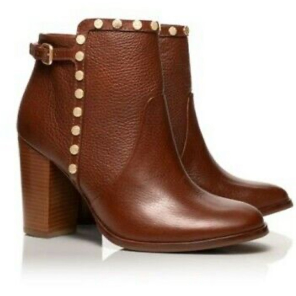 Tory Burch leather studded Mae ankle boot